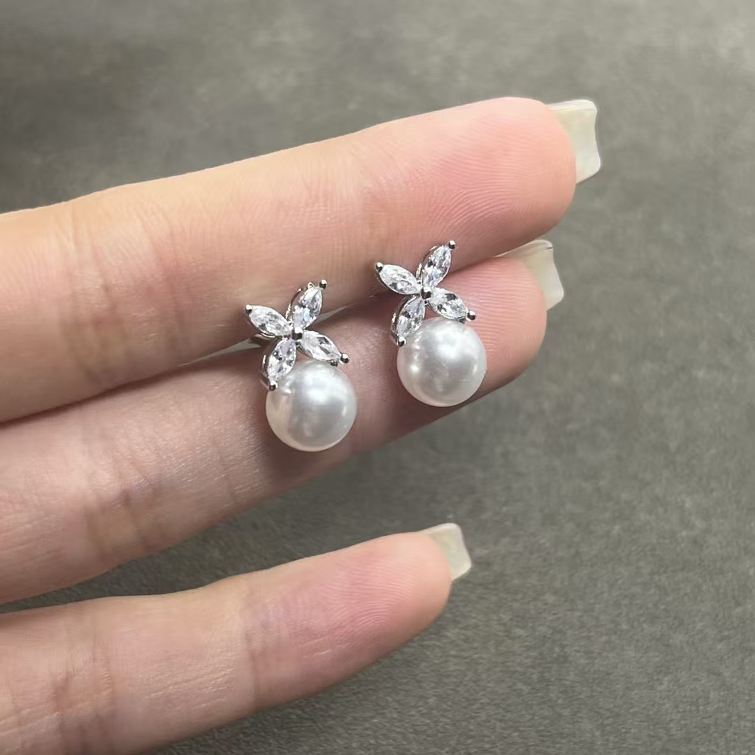 Replica Tiffany Victoria Pearl Earrings