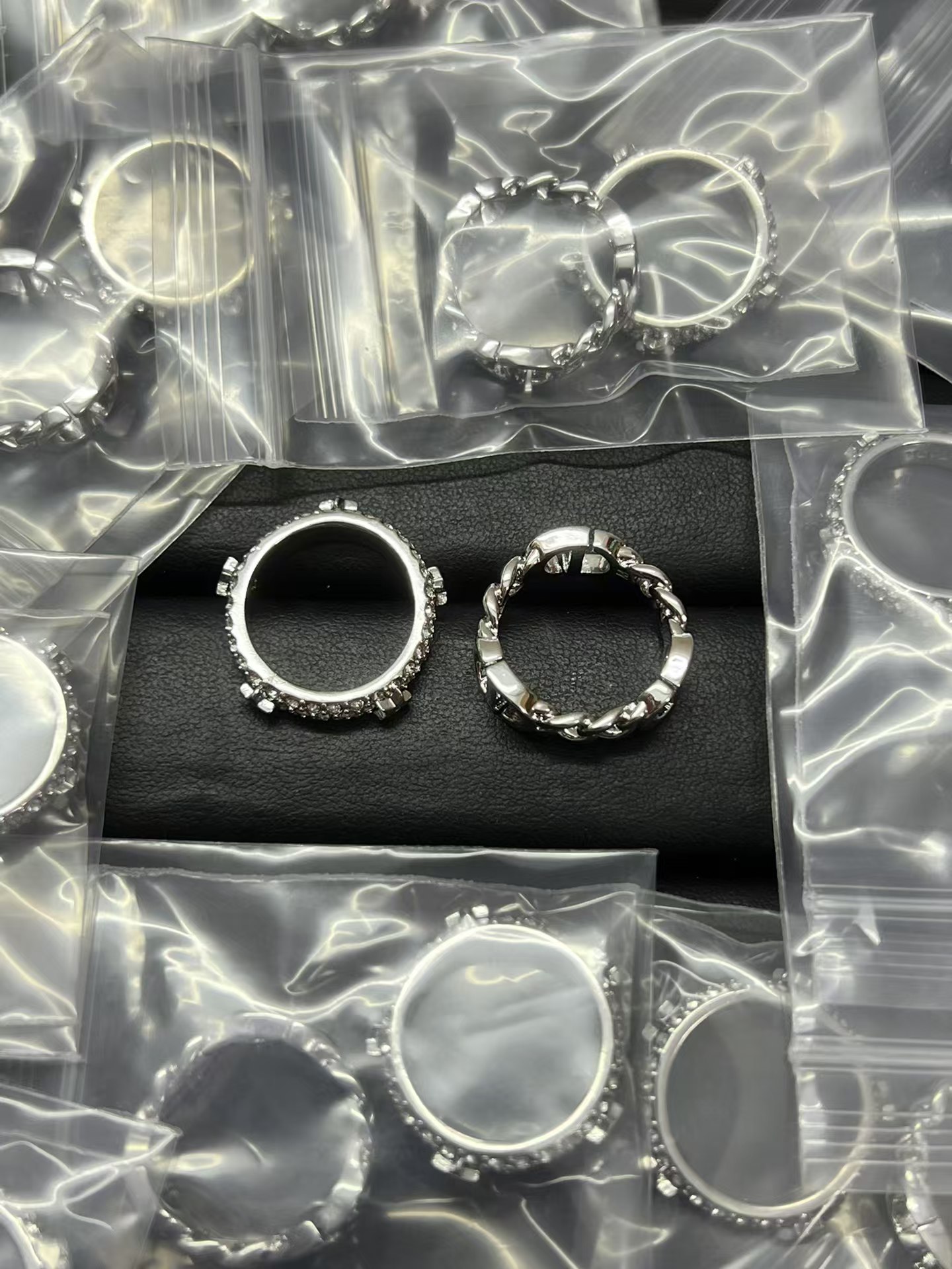 Replica Dior CD Star Stacking Rings - 2 Pieces