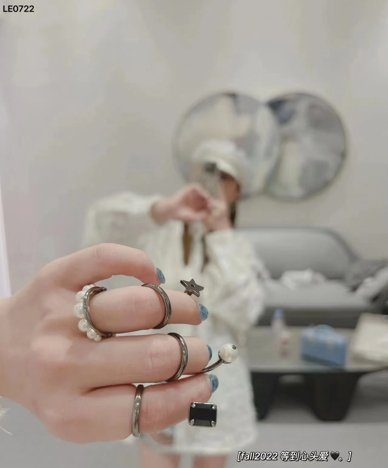 Replica Dior Funny Knuckle Rings - 4 Pieces