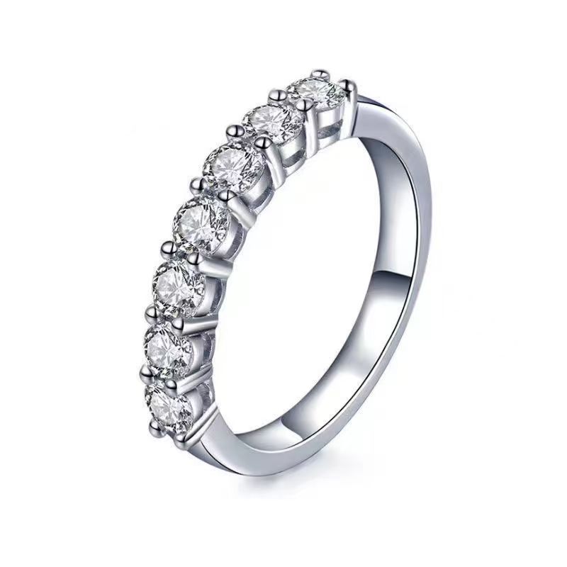 Replica Tiffany Forever Band Ring - 7 Diamonds