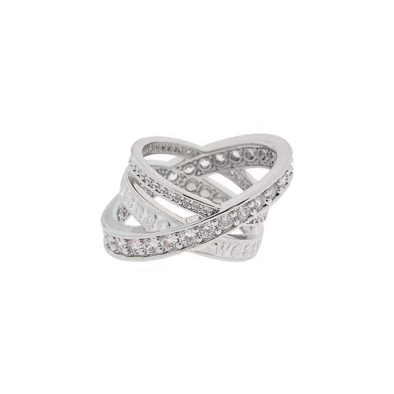 Replica Vivienne Westwood Saturn Three Stacked Ring