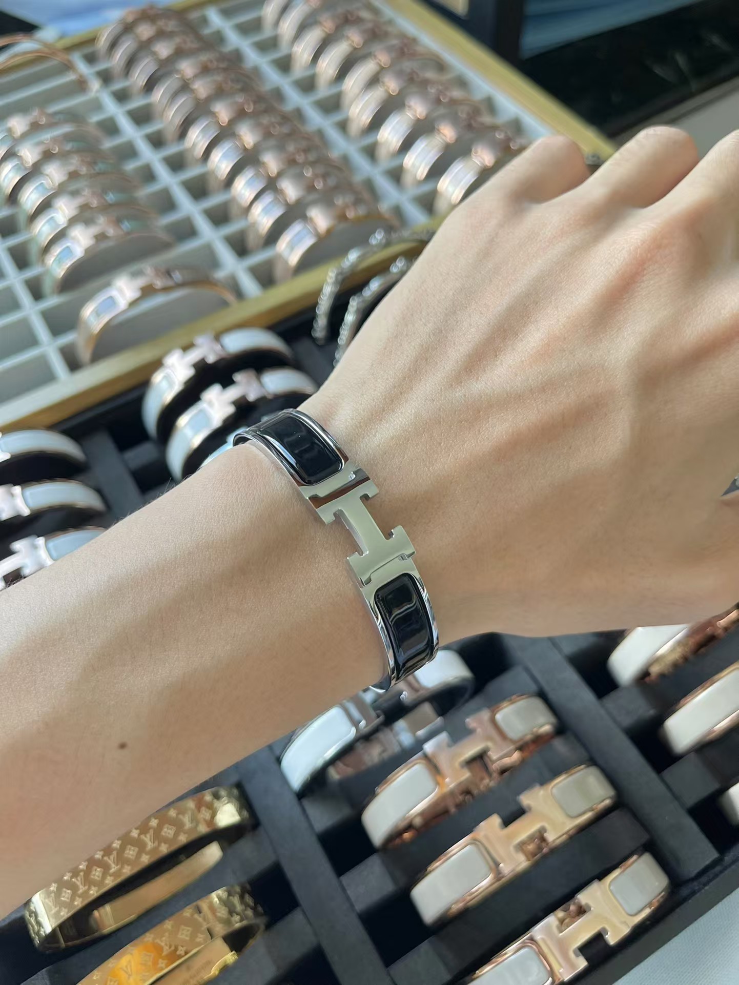 Replica Hermes Bermes Darth Vader Bracelet