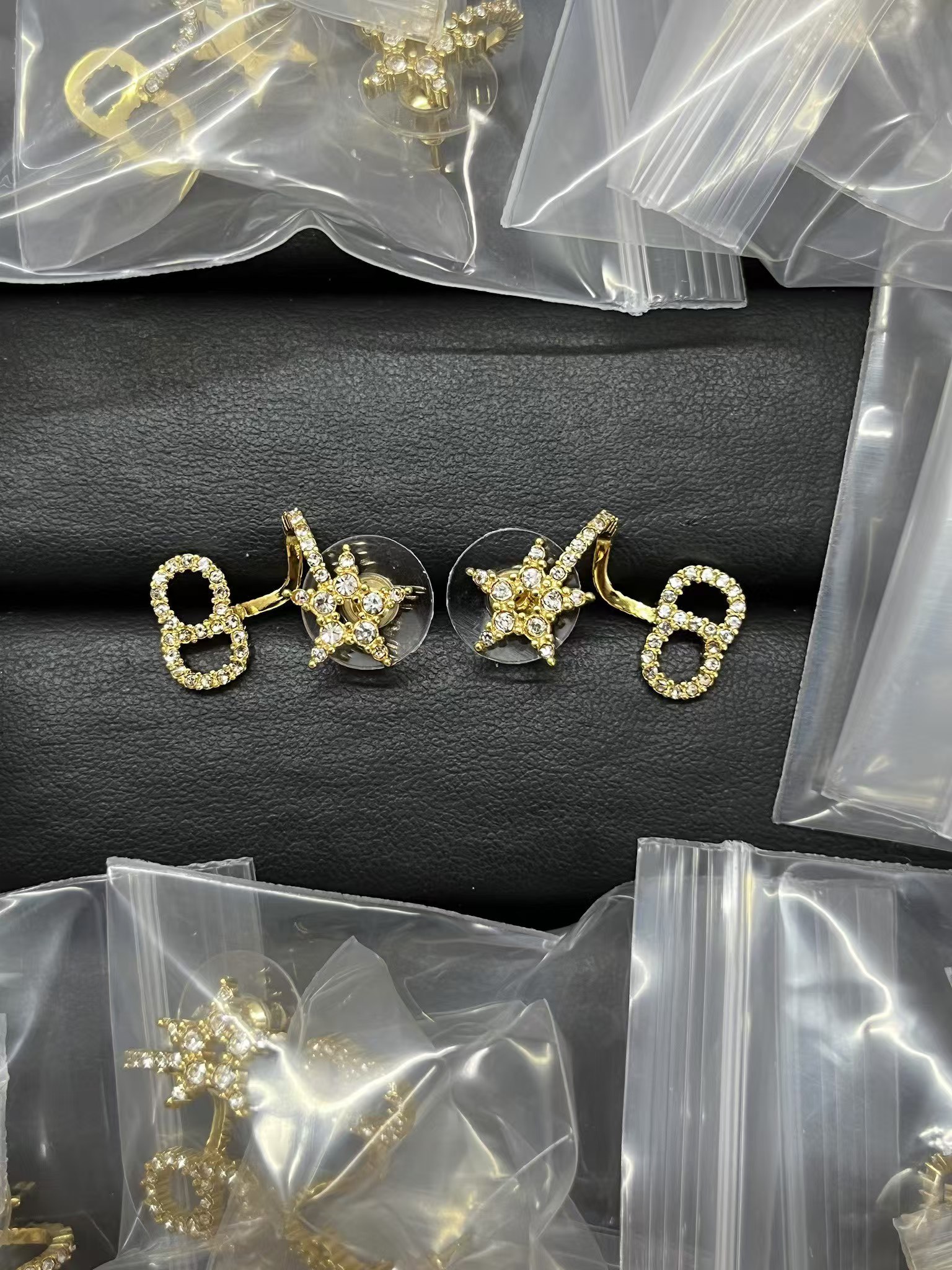 Replica Dior Star Screw CD Earrings