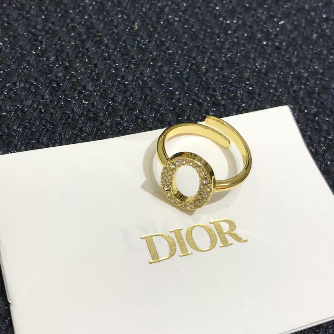Replica Dior Separate Letters Rings - 4 Pieces