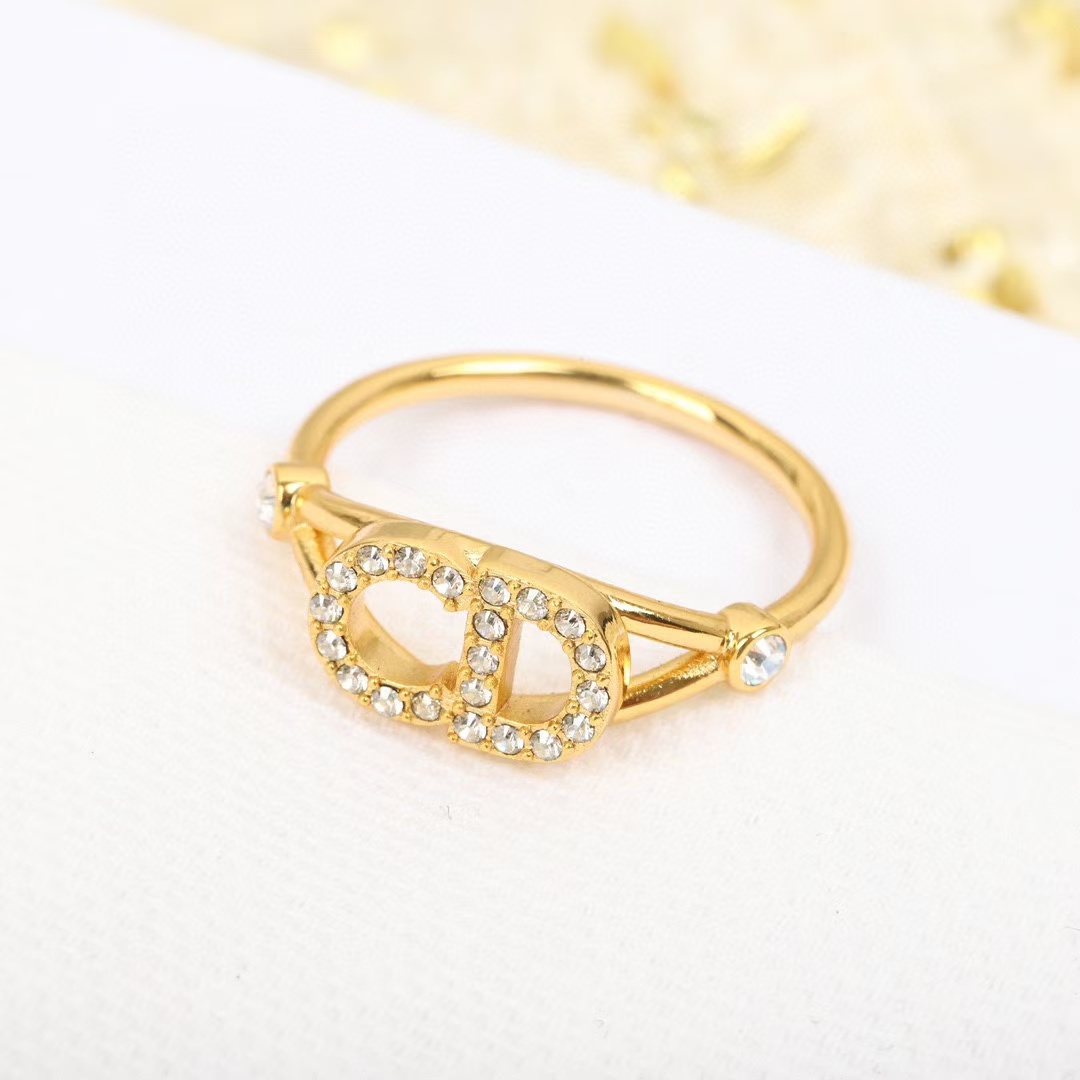Replica Dior CD Paved Diamond Ring
