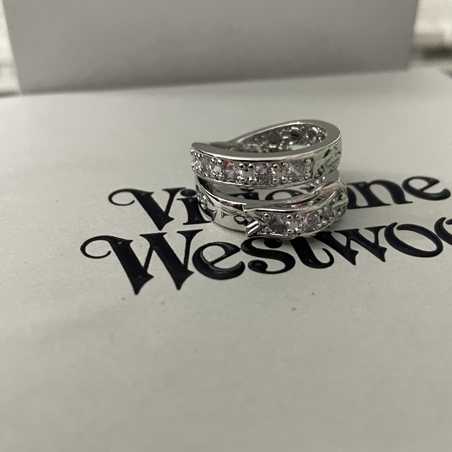 Replica Vivienne Westwood Unisex Style Belt Saturn Couple Ring