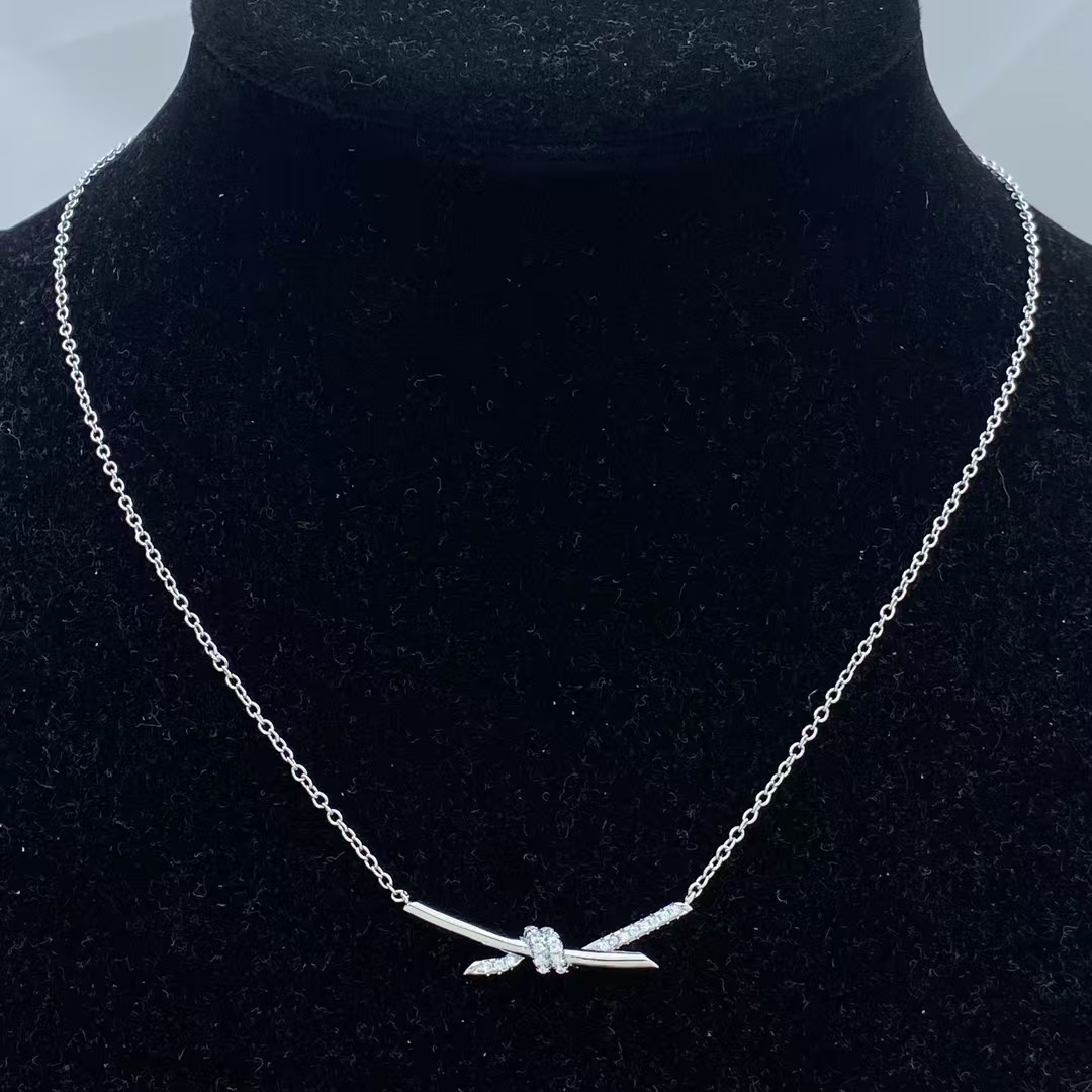 Replica Tiffany Knot Pendant Necklace