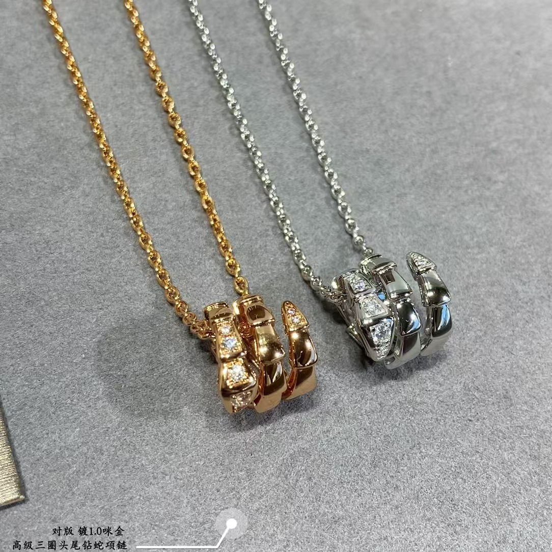 Replica Bvlgari Serpenti Viper Necklace