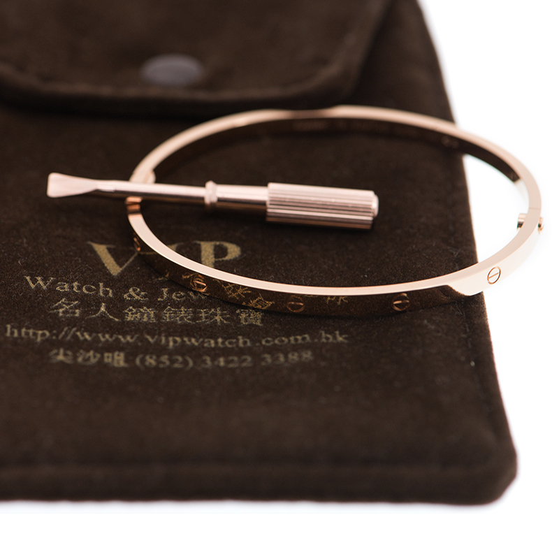 Replica NEW CARTIER LOVE BRACELET B6047316 18kt ROSE GOLD PINK GOLD