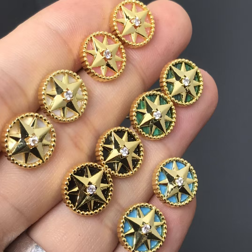 Replica Dior Rose Des Vents Earrings - Small