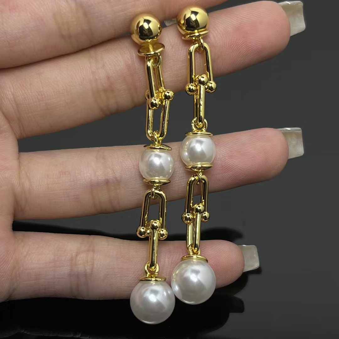 Replica Tiffany HardWear Triple Drop Link Earrings