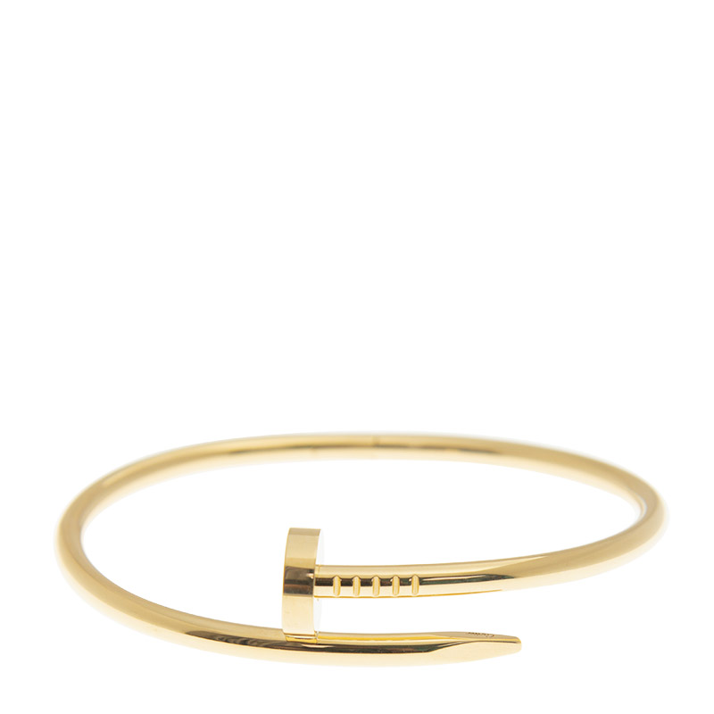 Replica NEW CARTIER JUSTE UN CLOU BRACELET B6048215 18kt YELLOW GOLD Super