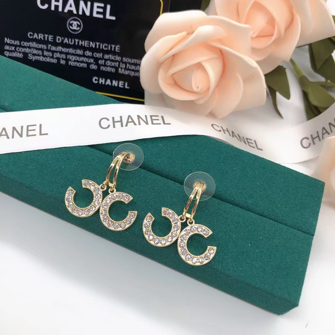 Replica Chanel Separate Double C Earrings