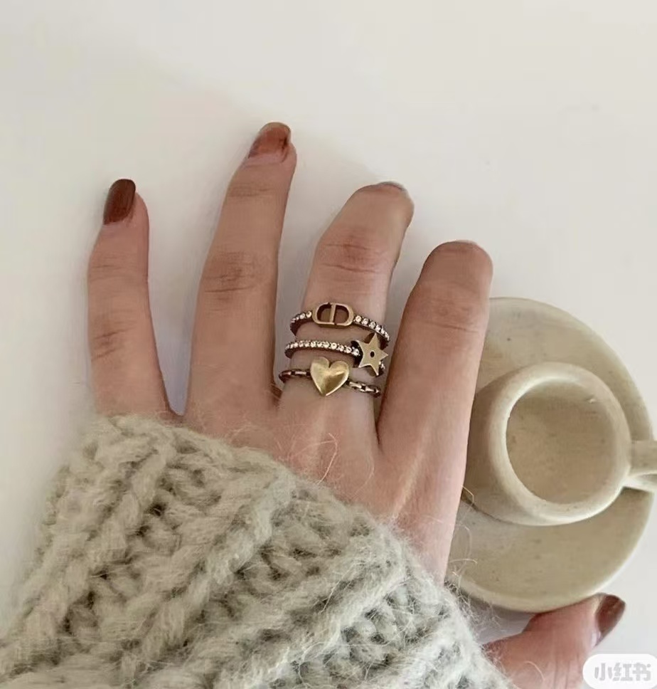 Replica Dior Stacked Rings - 3 Pieces