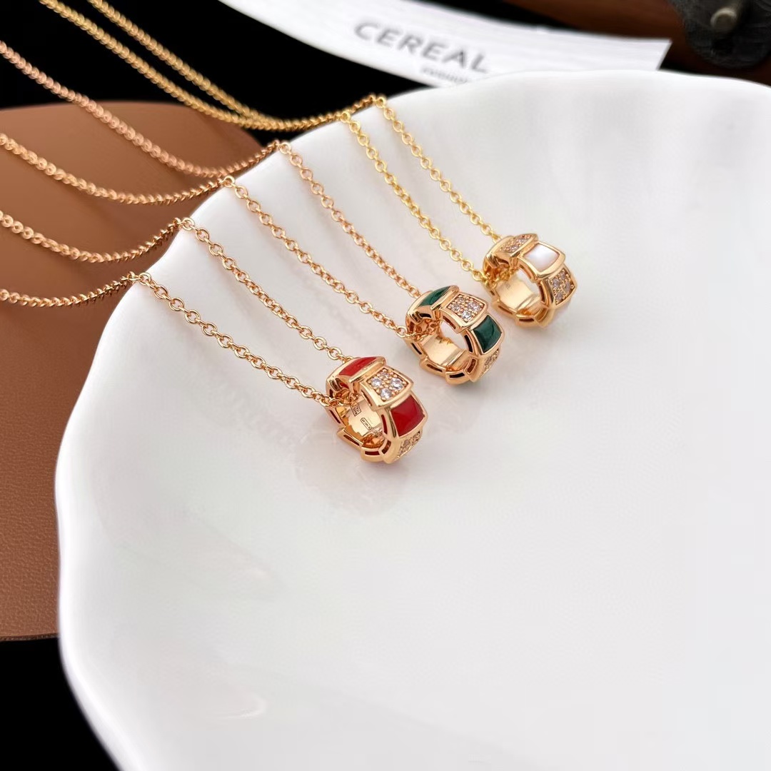 Replica Bvlgari Serpenti Viper Necklace