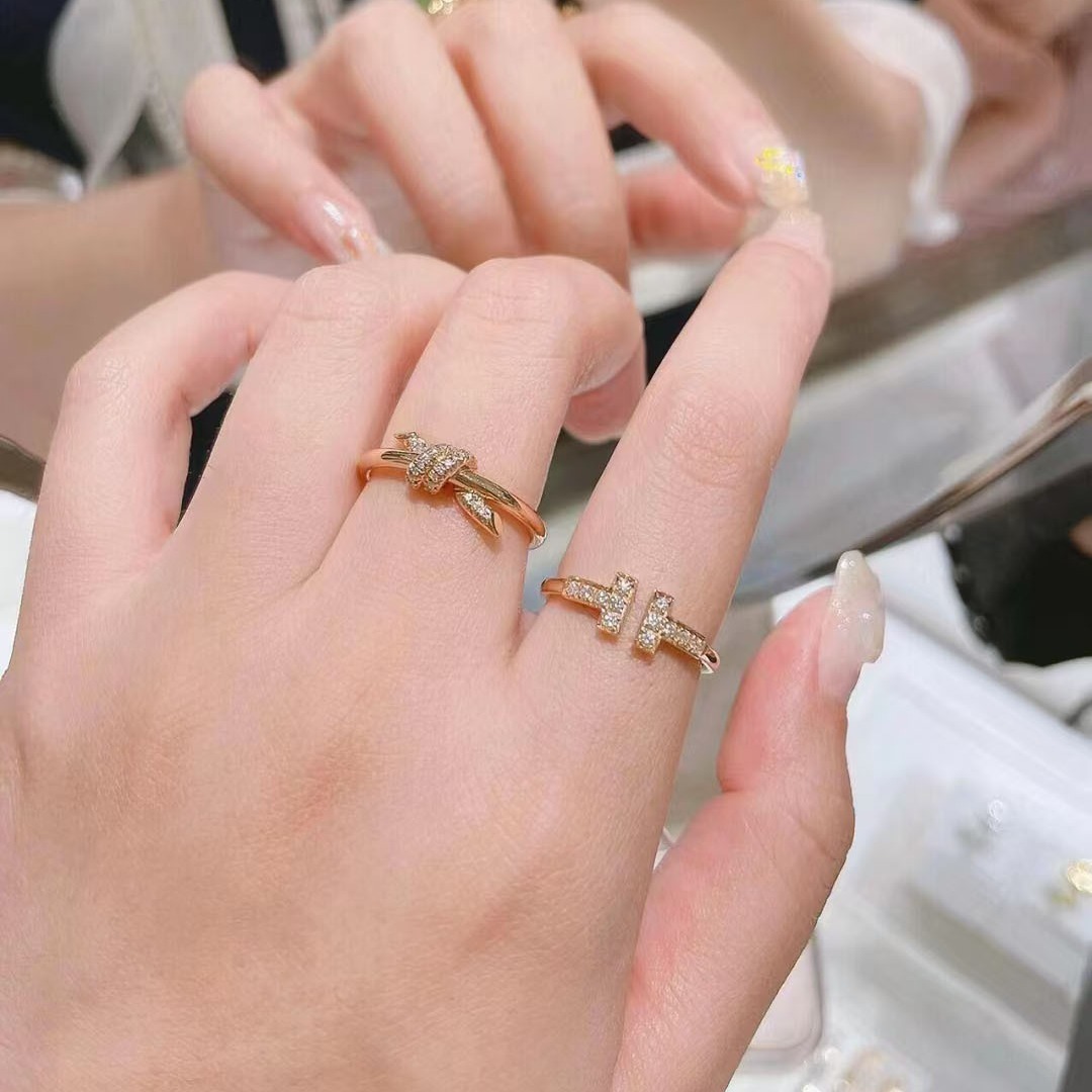 Replica Tiffany Doube T Rings