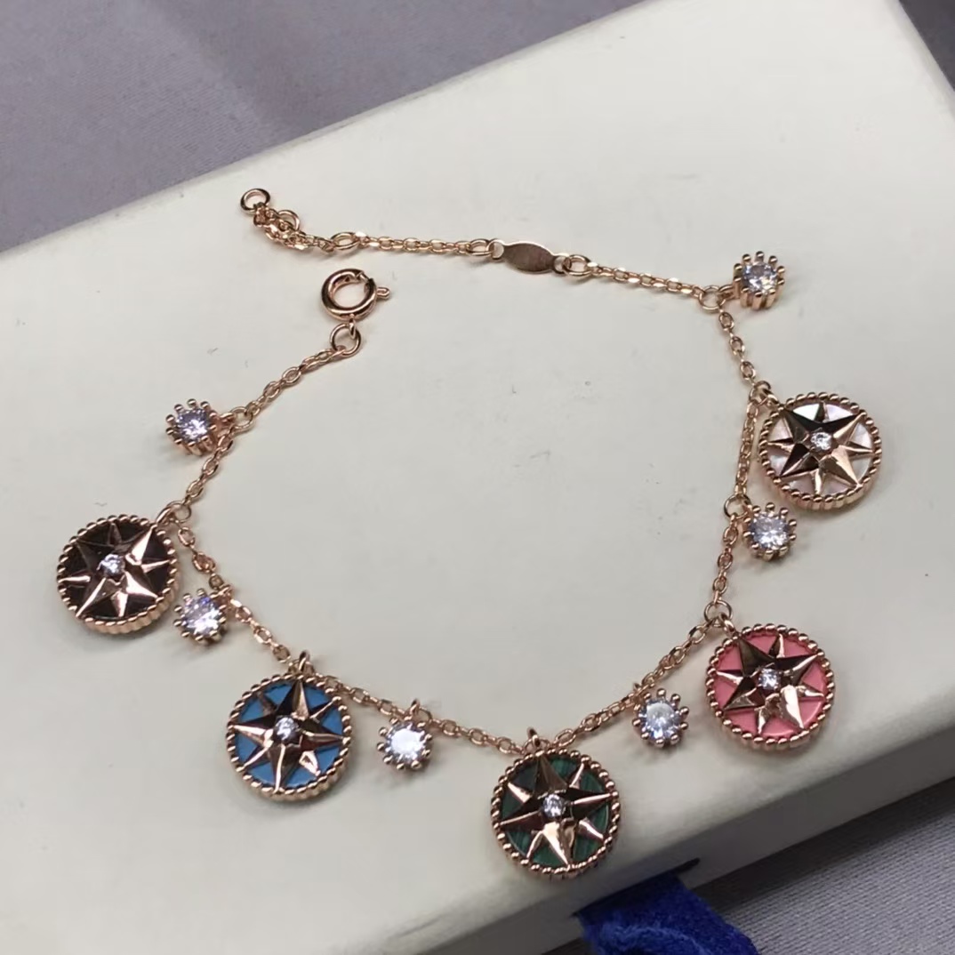 Replica Dior Diamond Rose Des Vents Bracelet