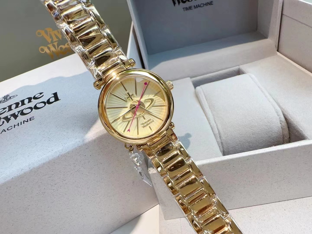 Replica Vivienne Westwood Elegant Gold Watch - 29MM