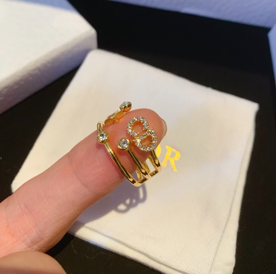 Replica Dior CD Three Layers Ring