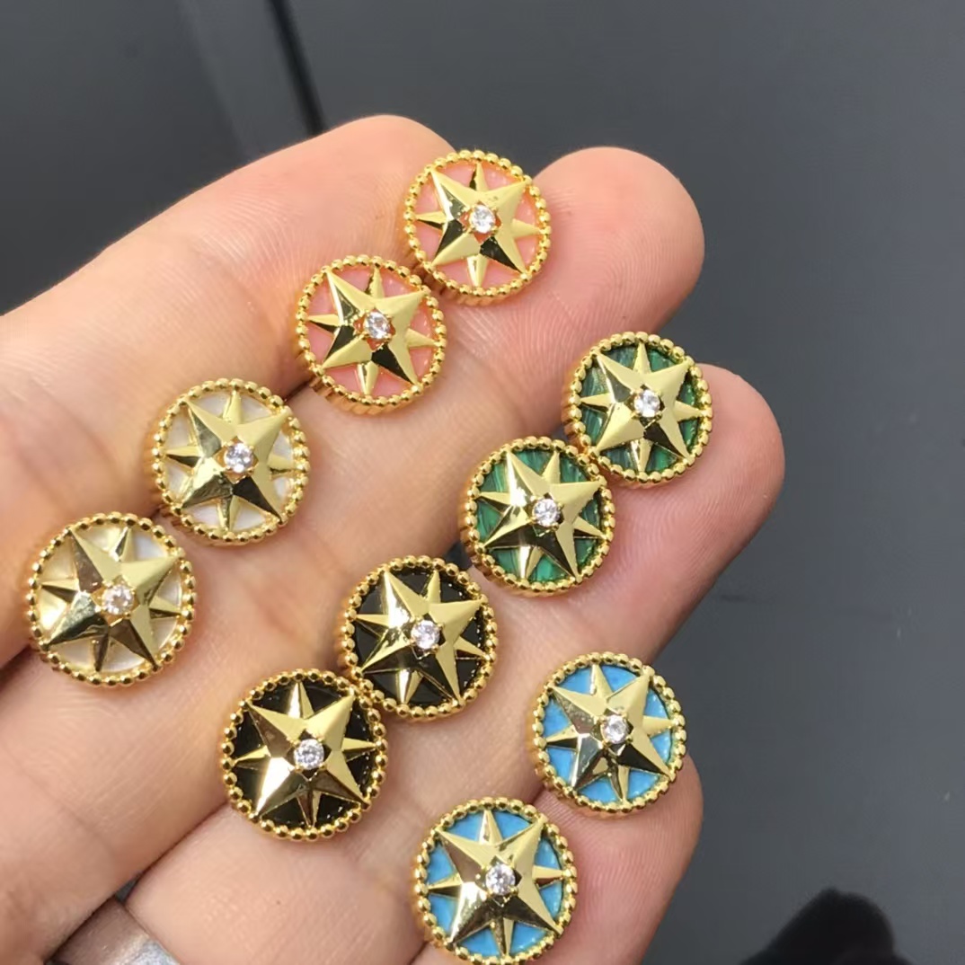 Replica Dior Rose Des Vents Earrings - Small