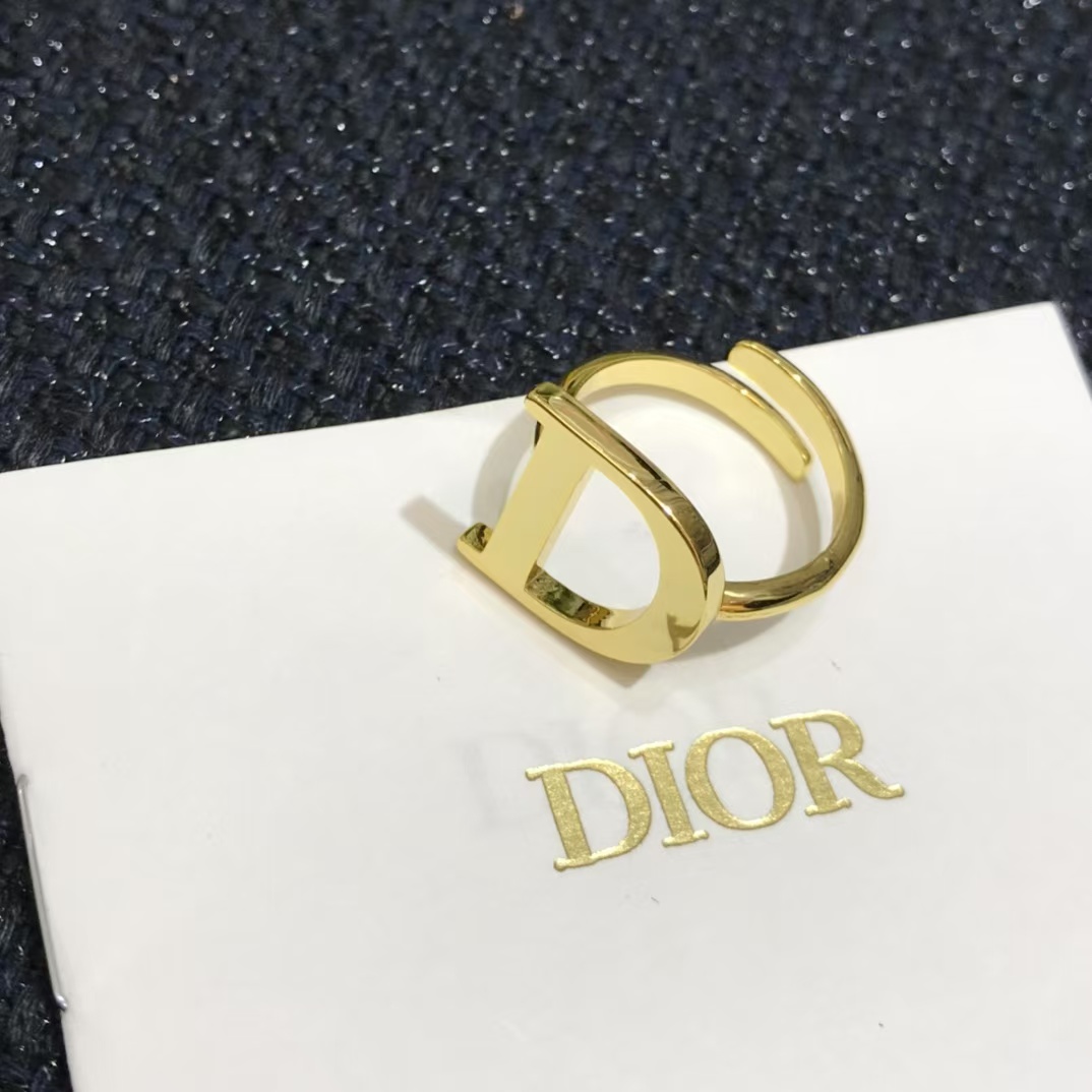 Replica Dior Separate Letters Rings - 4 Pieces