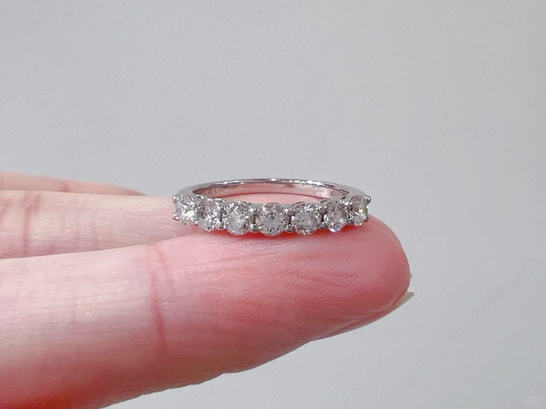 Replica Tiffany Forever Band Ring - 7 Diamonds