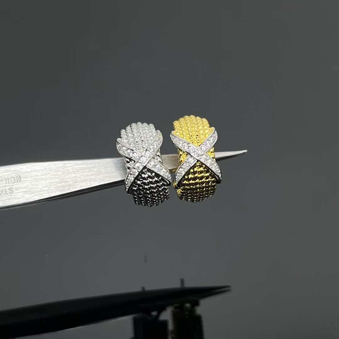 Replica Tiffany Rope Six-Row Ear Clips Earrings