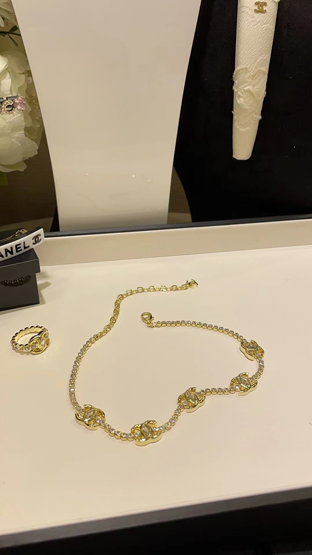 Replica Chanel Jennie Celebrity Style Choker Necklace