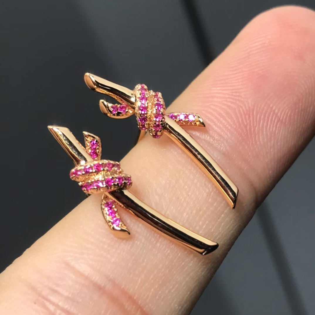 Replica Tiffany Knot Earrings