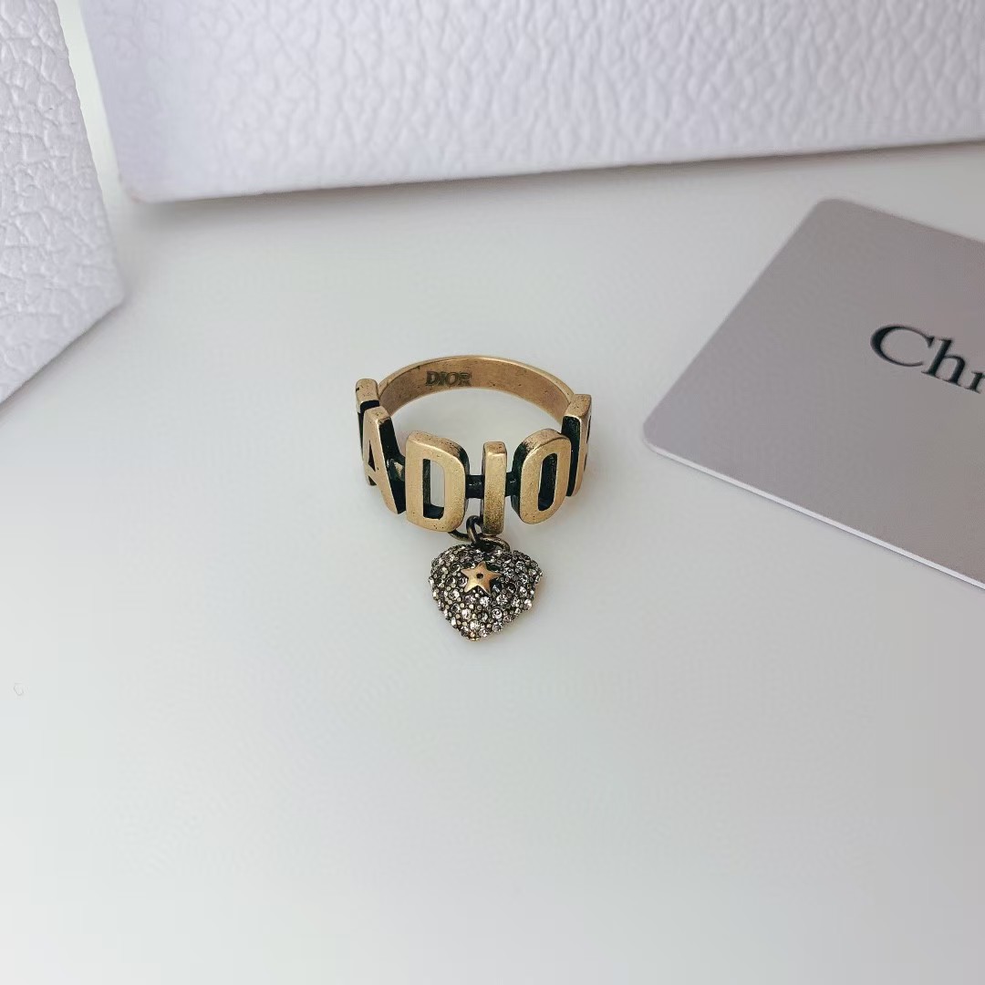 Replica Dior JADIOR Heart Dangle Ring