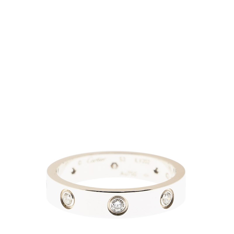Replica NEW CARTIER LOVE RING B4050653 18kt WHITE GOLD  SILVER