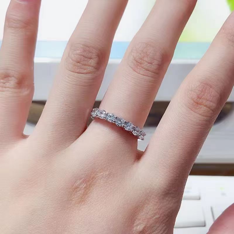 Replica Tiffany Forever Band Ring - 7 Diamonds