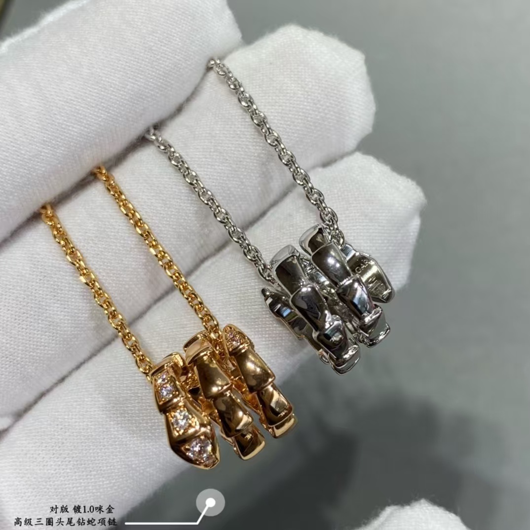 Replica Bvlgari Serpenti Viper Necklace
