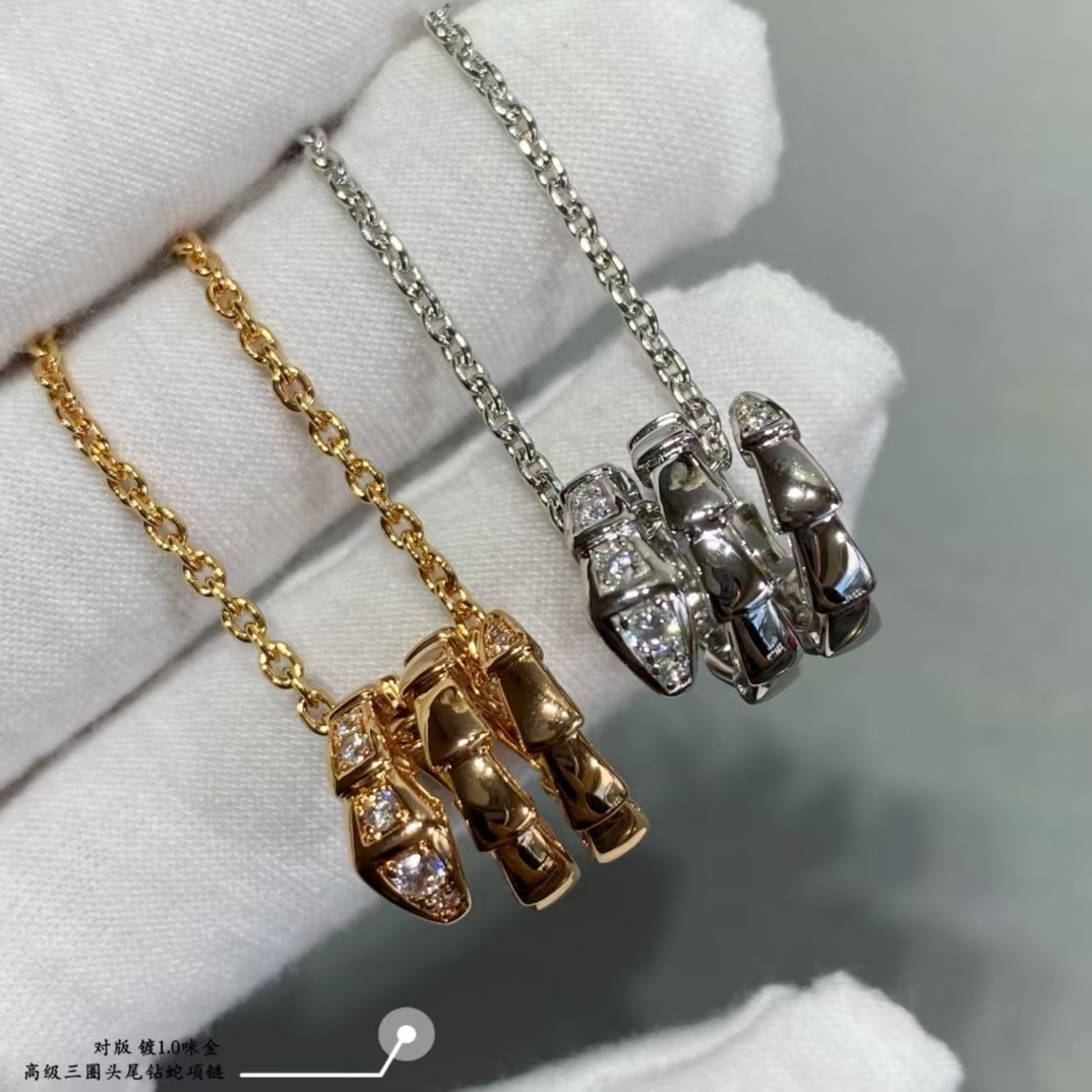 Replica Bvlgari Serpenti Viper Necklace