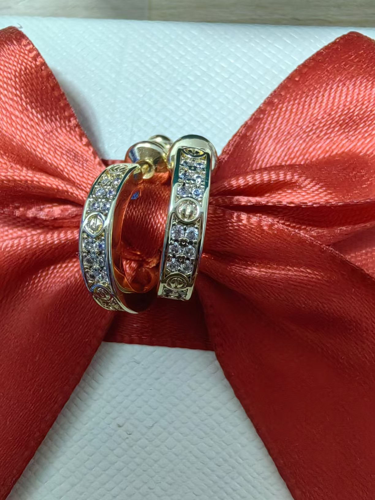 Replica Cartier C Shape Earrings