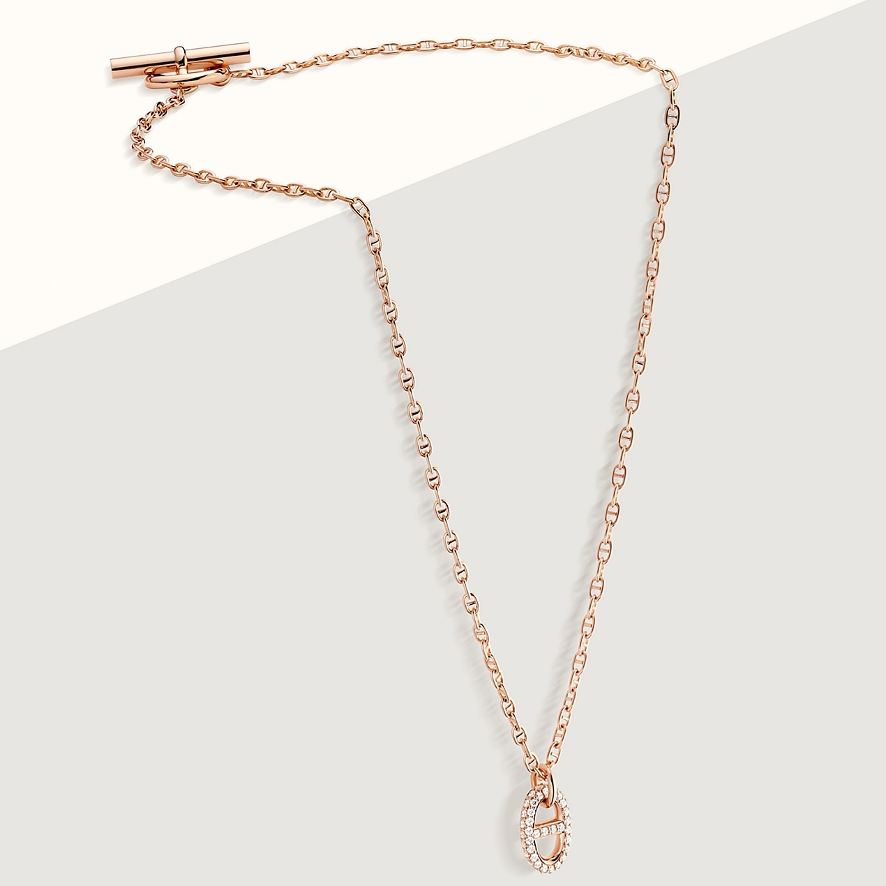 Replica Hermes Pig Nose Pendant Necklace