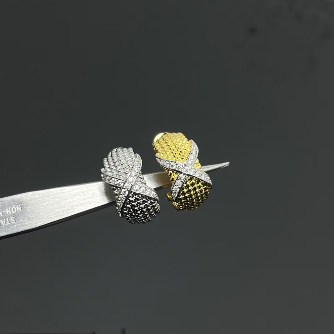 Replica Tiffany Rope Six-Row Ear Clips Earrings