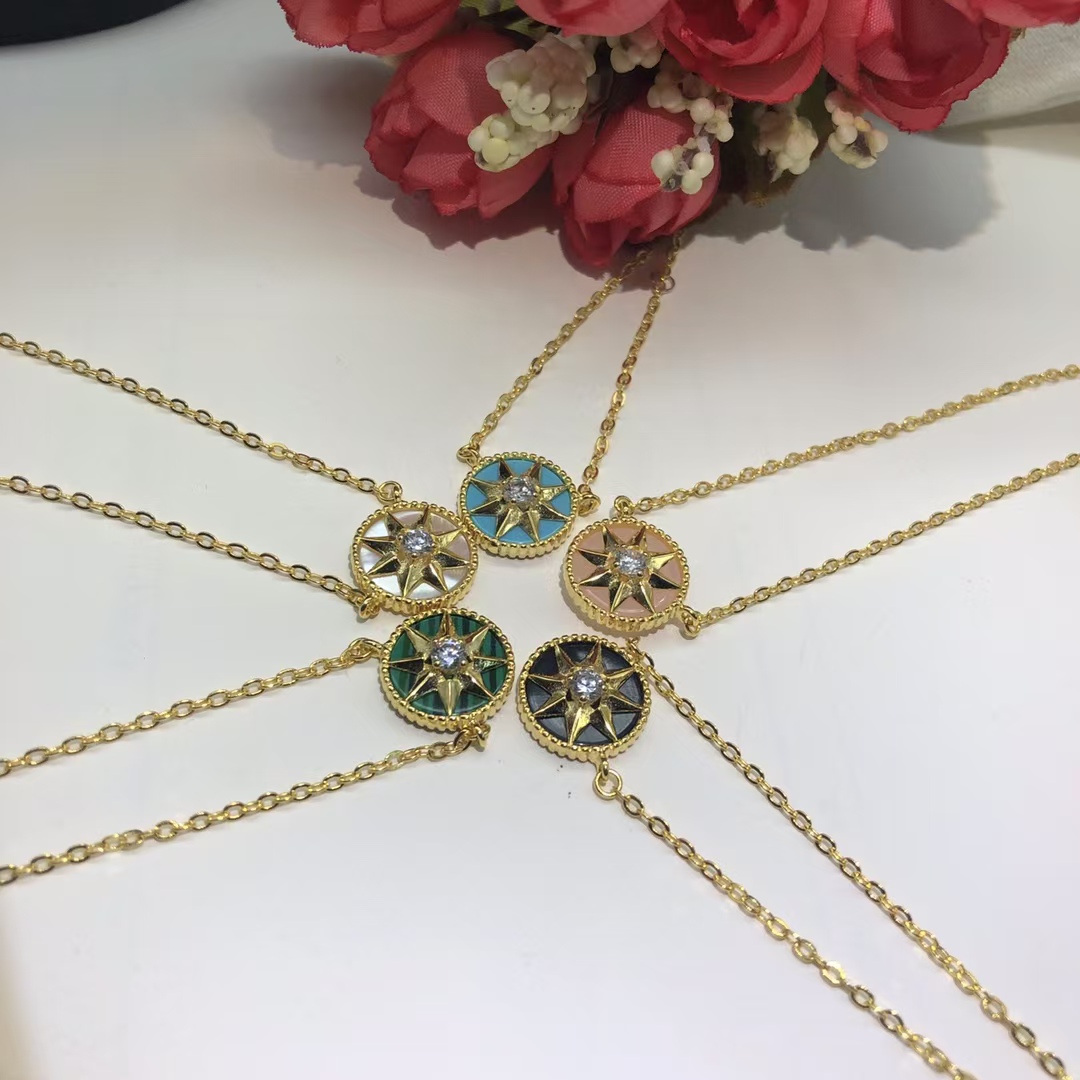Replica Dior Rose Des Vents Pendant Necklace