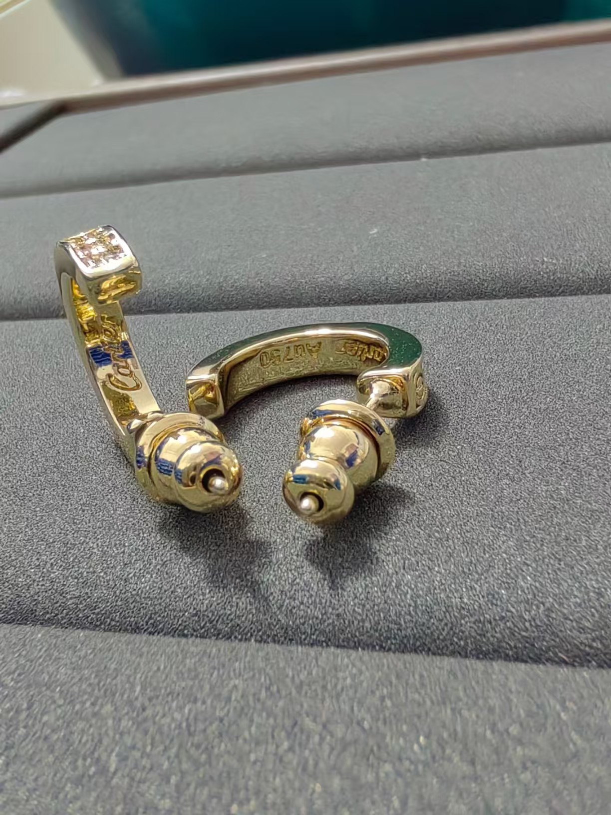 Replica Cartier C Shape Earrings