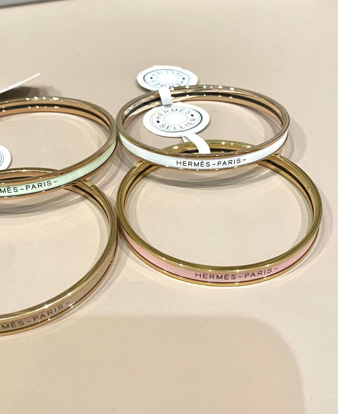 Replica Hermes Colorful Enamel Bracelet