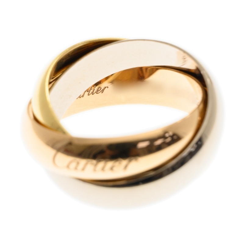 Replica NEW CARTIER TRINITY RING B4052852 18kt ROSE GOLD & WHITE GOLD & YELLOW GOLD PINK GOLD/SILVER