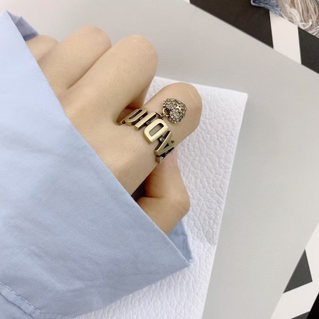 Replica Dior JADIOR Heart Dangle Ring
