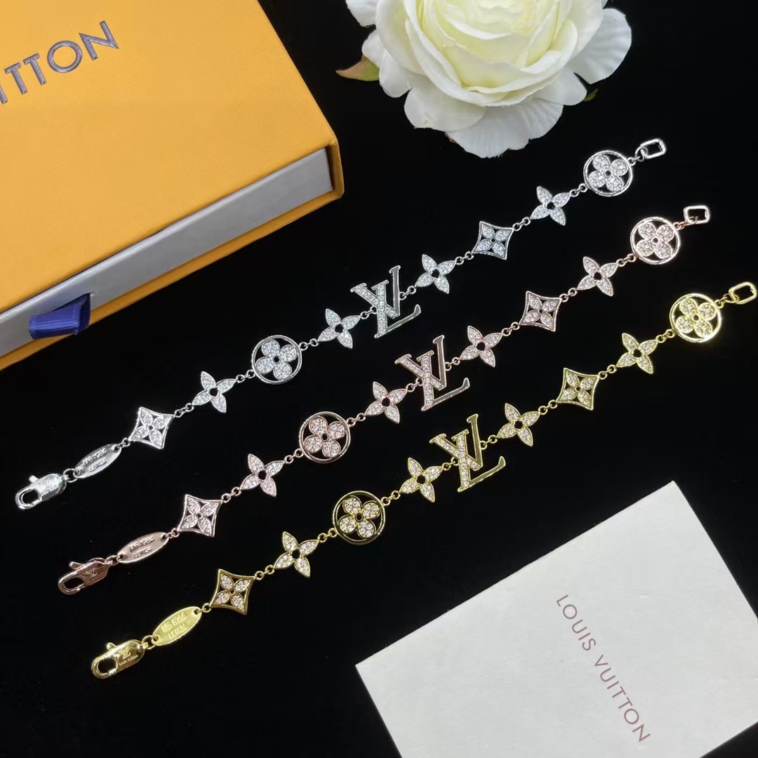 Replica Louis Vuitton Star Sun LV Letters Bracelet