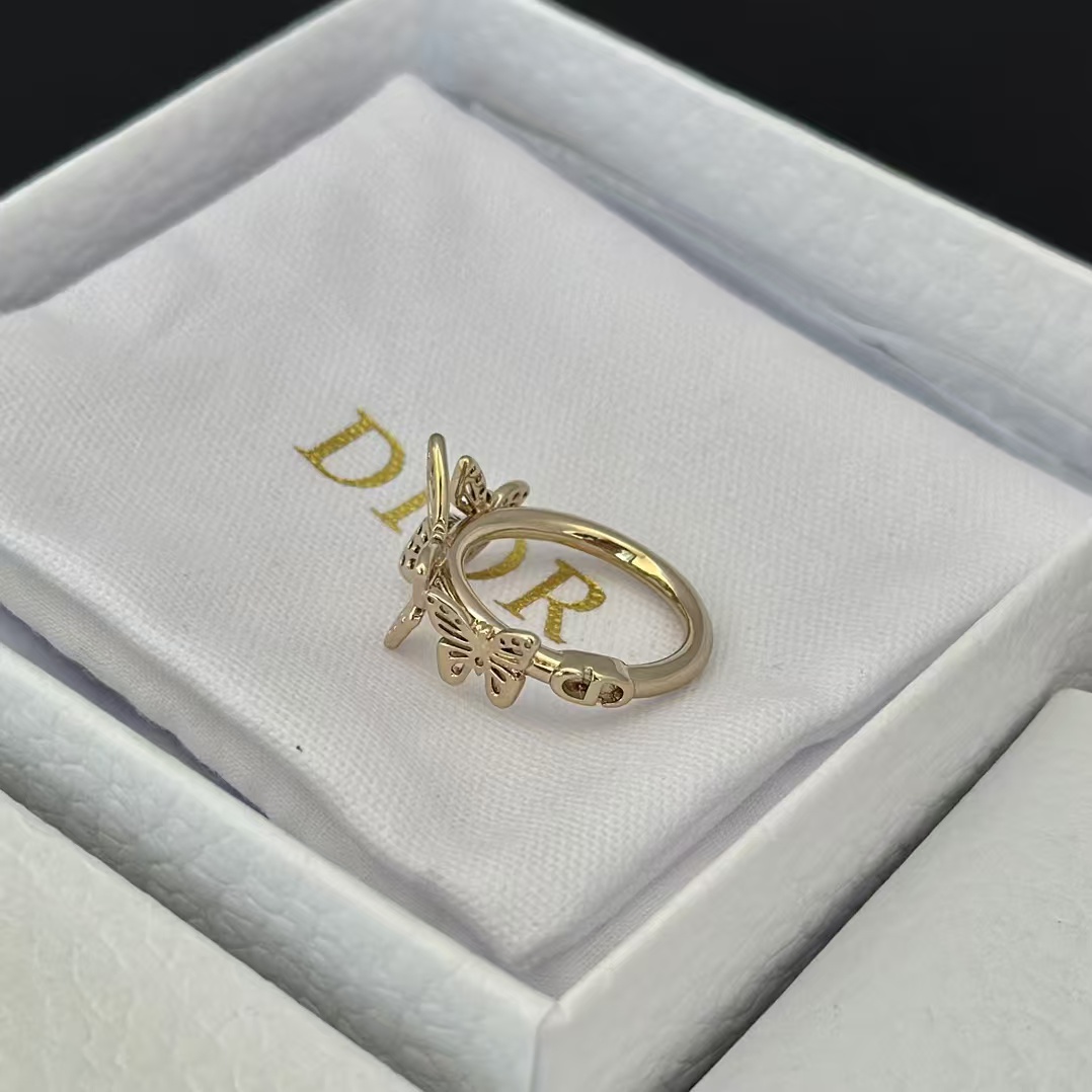 Replica Dior Three Butterfly Ring