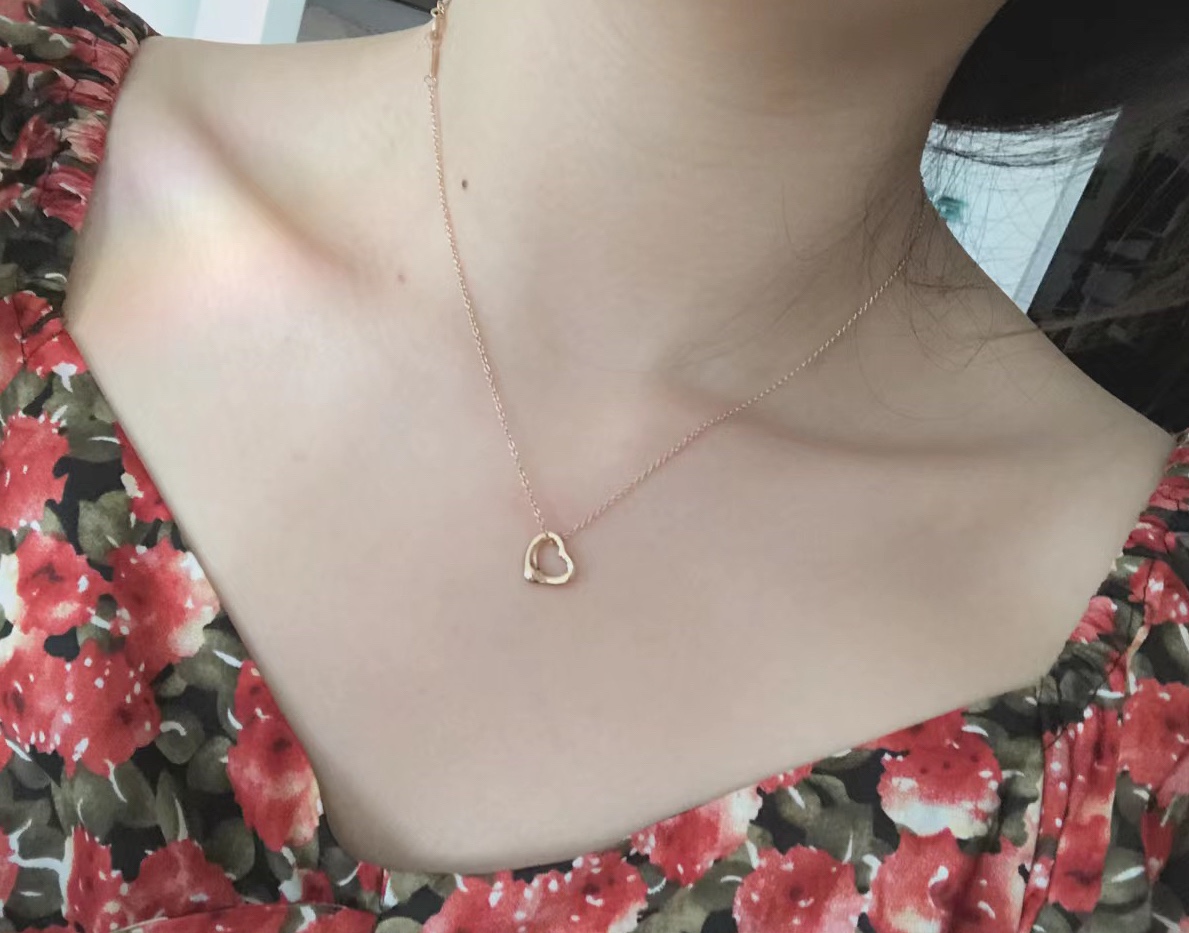 Replica Tiffany Classic Love Heart Pendant Necklace