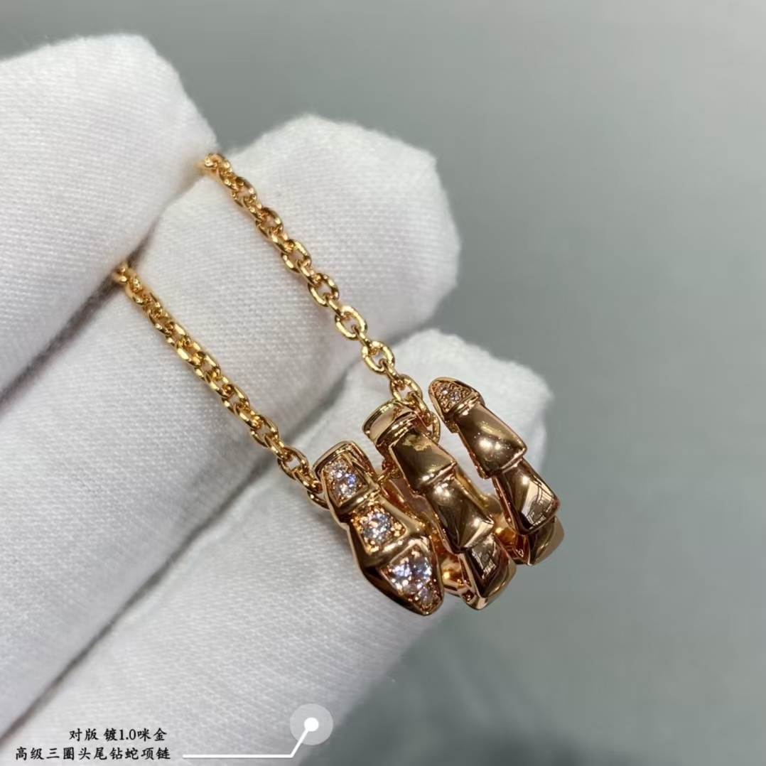 Replica Bvlgari Serpenti Viper Necklace