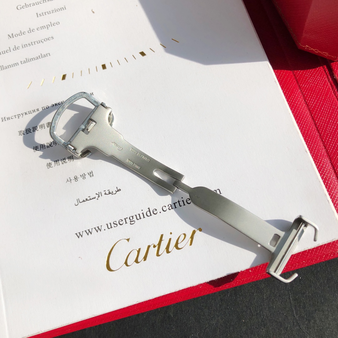 Replica Cartier Classic Tank Series Calf Leather Strap Women Watch