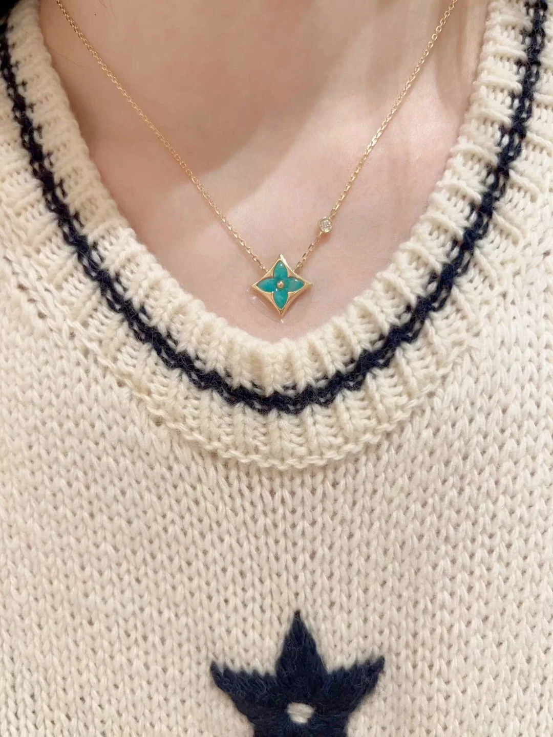Replica Louis Vuitton Color Blossom BB Star Pendant Necklaces