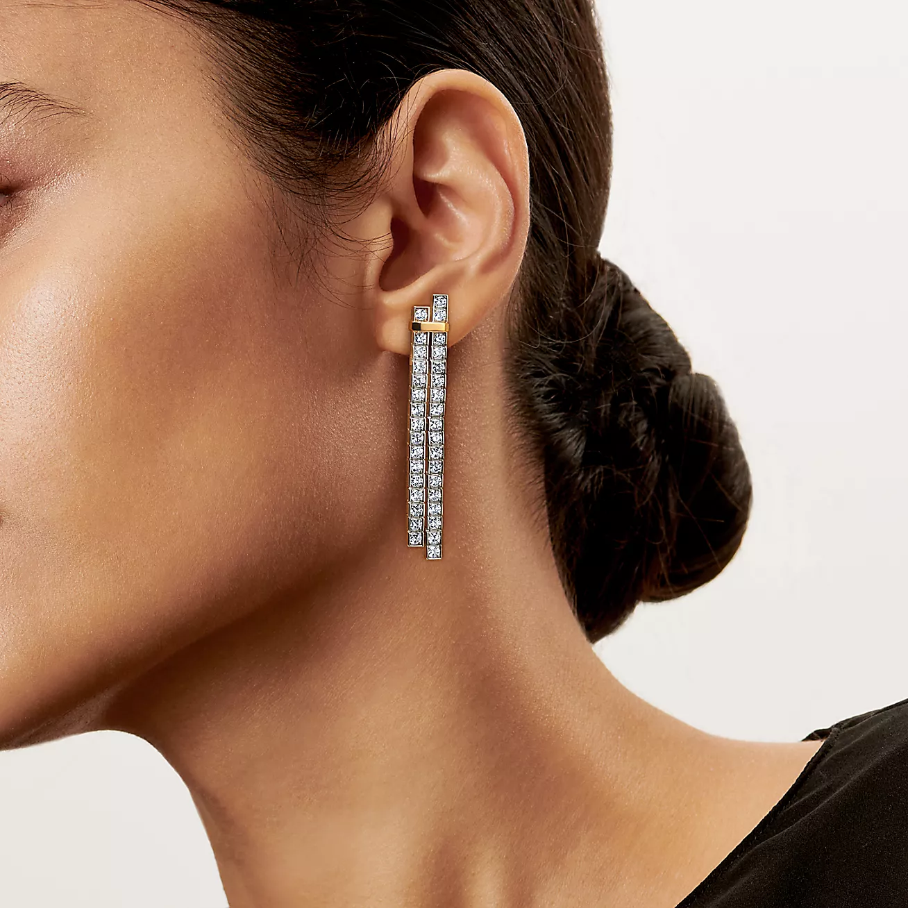 Replica Tiffany Edge Drop Earrings