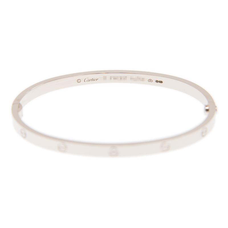 Replica NEW CARTIER LOVE BRACELET B6047416 18kt WHITE GOLD  SILVER